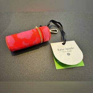 Canvas Classic Rose Lipstick Bag Charm Keychain - Kate Spade New York x Target